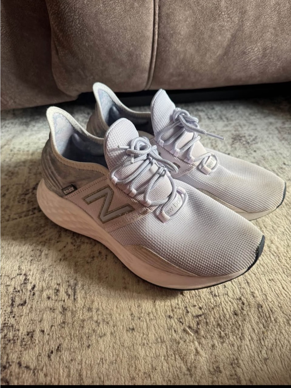 New Balance ROAV Women's Light Purple Athletic Running Shoes